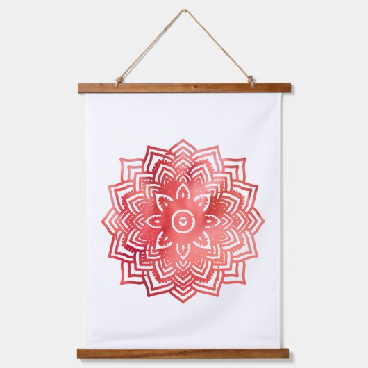 Coral Mandala Hangend Wandkleed (Voorkant)