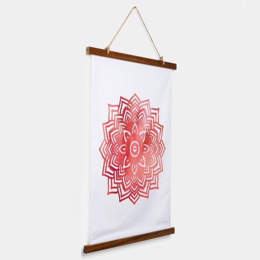 Coral Mandala Hangend Wandkleed (Gebogen)