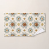 Coral Mandala Pattern Bad Handdoek (Handdoek)