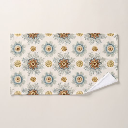 Coral Mandala Pattern Bad Handdoek (Handdoek)