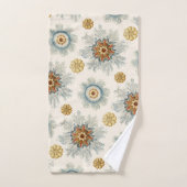 Coral Mandala Pattern Bad Handdoek (Handdoek)