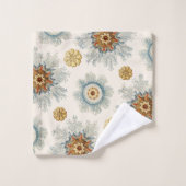 Coral Mandala Pattern Bad Handdoek (Wasdoekje)