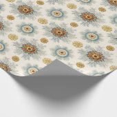 Coral Mandala Pattern Cadeaupapier (Hoek)