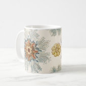 Coral Mandala Pattern Koffiemok (Voorkant links)