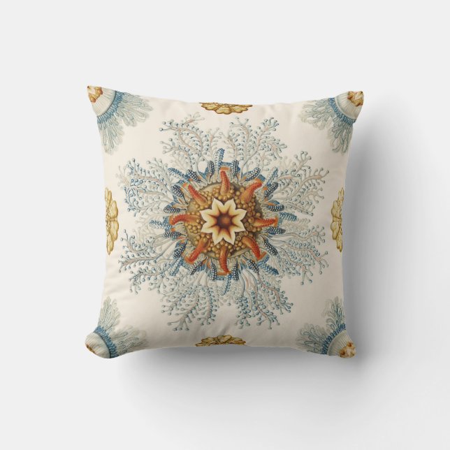 Coral Mandala Pattern Kussen (Voorkant)