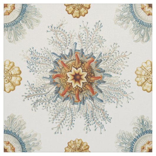 Coral Mandala Pattern Stof (Swatch)