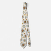 Coral Mandala Pattern Stropdas (Voorkant)