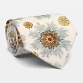 Coral Mandala Pattern Stropdas (Opgerold)