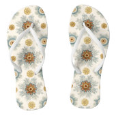 Coral Mandala Pattern Teenslippers (Voetbed)