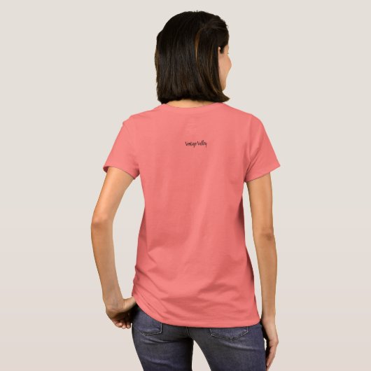 Coral Mandala T-shirt (Achterkant volledig)