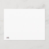 Coral Marble C Monogram Persoonlijke scripts Briefkaart (Achterkant)