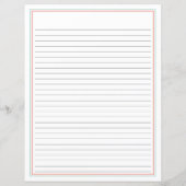 Coral & Mint Floral Cookbook Multomap Receptenvell (Achterkant)