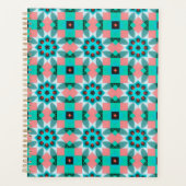 Coral & Mint Mandala Planner (Voorkant)