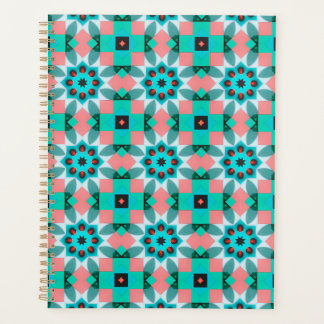 Coral & Mint Mandala Planner