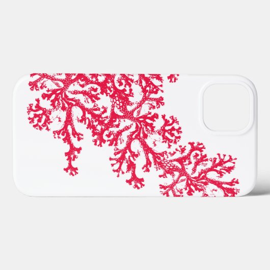 Coral Motif Hoesje-Mate Case-Mate iPhone Case (Achterkant (horizontaal))