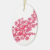 Coral Motif Keramisch Ornament (Links)