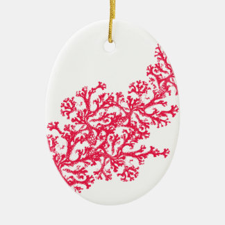 Coral Motif Keramisch Ornament