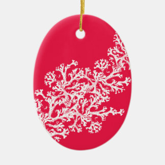 Coral Motif Keramisch Ornament