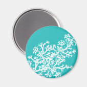 Coral Motif Magneet (Voorkant / Achterkant)