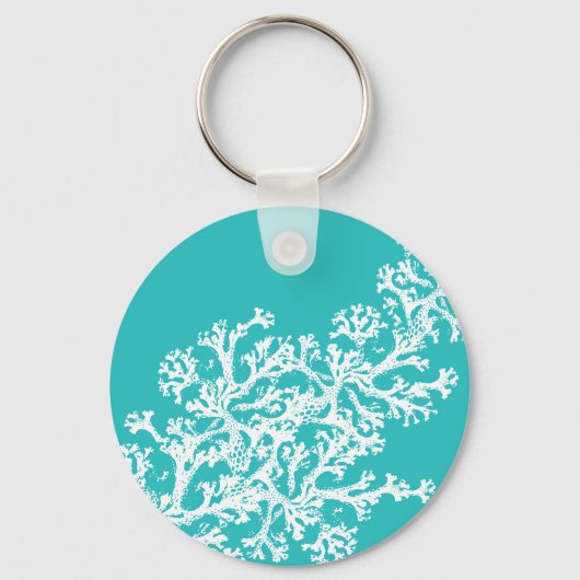 Coral Motif Sleutelhanger (Voorkant)
