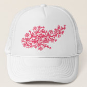 Coral Motif Trucker Pet (Voorkant)