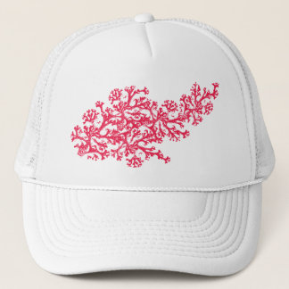 Coral Motif Trucker Pet