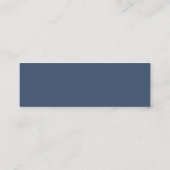 Coral & Navy Flowers Weddenschap RSVP Online websi Mini Visitekaartje (Achterkant)