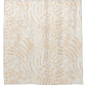 Coral Ocean Beach Douchegordijn (Voorkant)