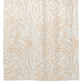 Coral Ocean Beach Douchegordijn