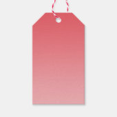 Coral Ombre Cadeaulabel (Voorkant)