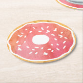 Coral Oranje Donut Onderzetters (Gebogen)