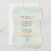 Coral Orchid Vrijgezellenfeest Kaart (Achterkant)