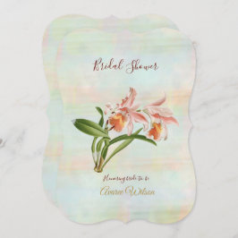 Coral Orchid Vrijgezellenfeest Kaart