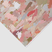 Coral Paint Splatter tissue papier (Detail)