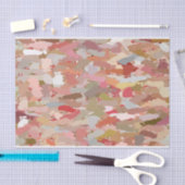Coral Paint Splatter tissue papier (Craft)