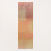 Coral Pastel Abstract Chic Yogamat (Achterkant)