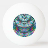 CORAL ~ PASTEL Fractal ~ One Star Ping Ball ~ (Achterkant)