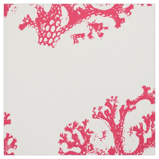 Coral Pattern Stof (Swatch)