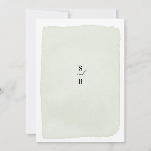 Coral Peach Blush Bloemen Goud Moderne bruiloft Kaart (Achterkant)