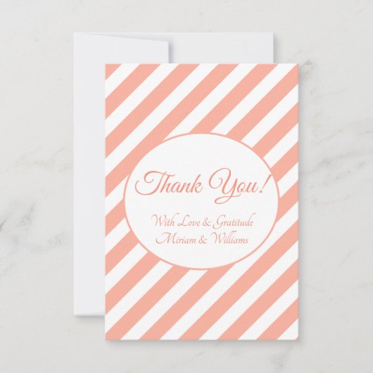 Coral Pink Bedankt (Voorkant)