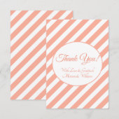 Coral Pink Bedankt (Voorkant / Achterkant)