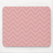 Coral Pink Chevron Muismat (Voorkant)