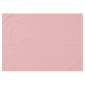 Coral Pink Chevron Tafelkleed (Voorkant (Horizontaal))