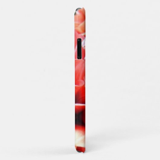 Coral Pink Dahlia Flower Case-Mate iPhone Case (Achterkant/rechts)