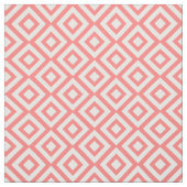 Coral Pink Diamonds Stof (Swatch)