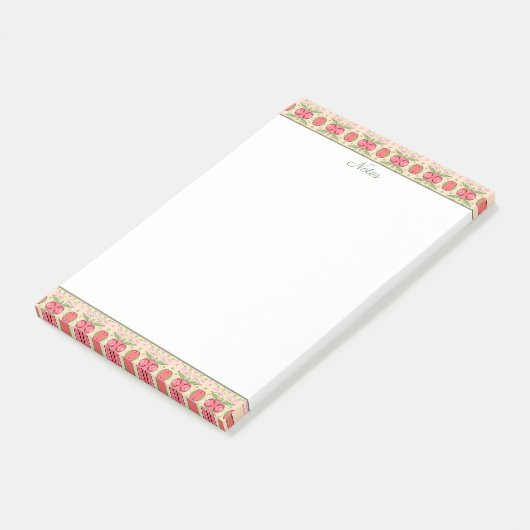 Coral Pink en Peach Stick Notes (Schuin)