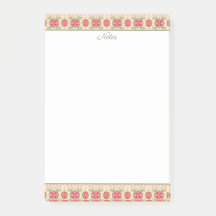 Coral Pink en Peach Stick Notes
