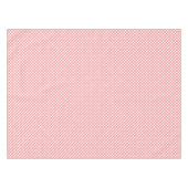 Coral Pink Gingham Pattern Tafelkleed (Voorkant (Horizontaal))
