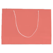 Coral Pink Large Gift Bag Groot Cadeauzakje (Achterkant)