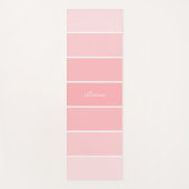 Coral Pink Palette Yoga Mat (Voorkant)